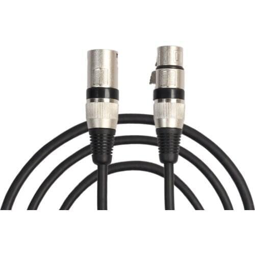 5M/10M/15M/20M 3 Pin XLR Plug to Socket Male mic Microphone Cable two core screened cables Male to Female Audio Extension Cord
