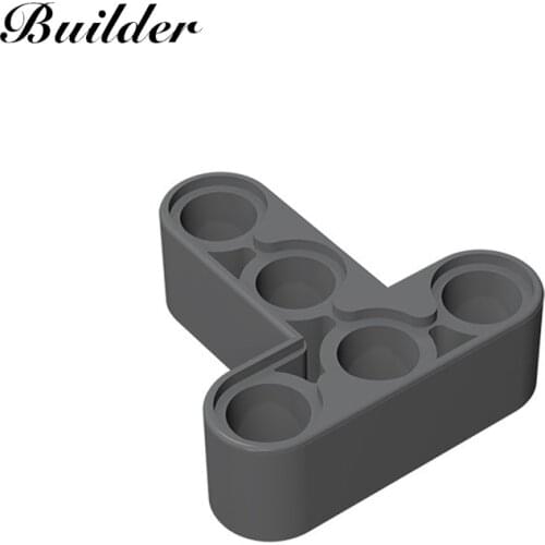 Little Builder 60484 MOC Technology Bricks 3x3 T-Shaped Arm Liftarm 10pcs Building Blocks DIY Assembles Toys Gifts for Children