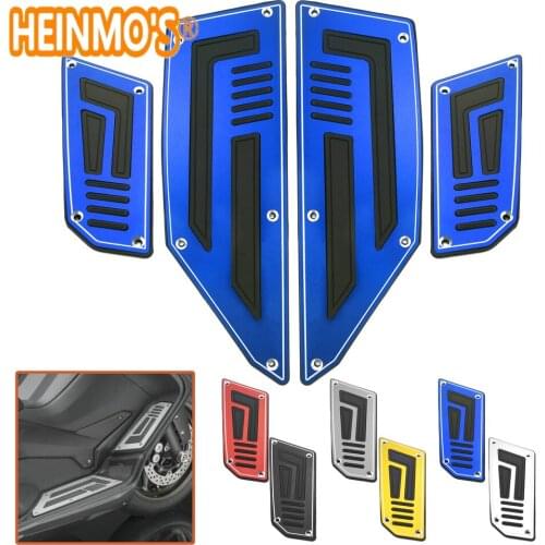 Motorcycle Accessories Moto for Yamaha Tmax530 T Max 530 Front and Rear Foot Pegs Footrest Step Pad 2012 2013 2014 2015 2016