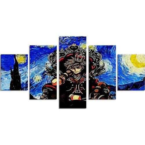No Frame Japan Style Van King Wall Art Print Canvas Painting Nordic Posters and Prints Wall Pictures Anime Decor