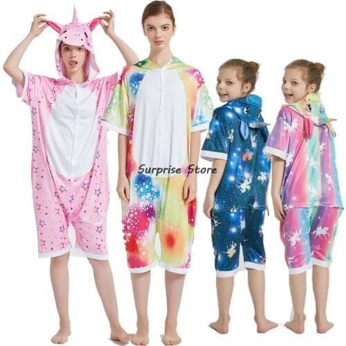 Woman Family Matching Clothing Mother&Kids One Piece Hoodies Jumpsuits Kigurumi Panda Pajamas Sleepwear Homewear