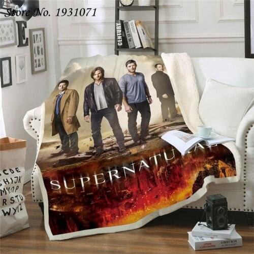 Supernatura 3D Printed Blanket Beds Hiking Picnic Thick Quilt Fashionable Bedspread Fleece Throw Blanket Adults Kids 03