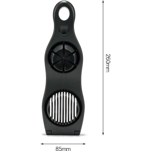 2 in 1 Stainless Steel Egg Slicers for Boil Eggs Egg Cutter Splitter Dividers Kitchen Gadgets MUMR999