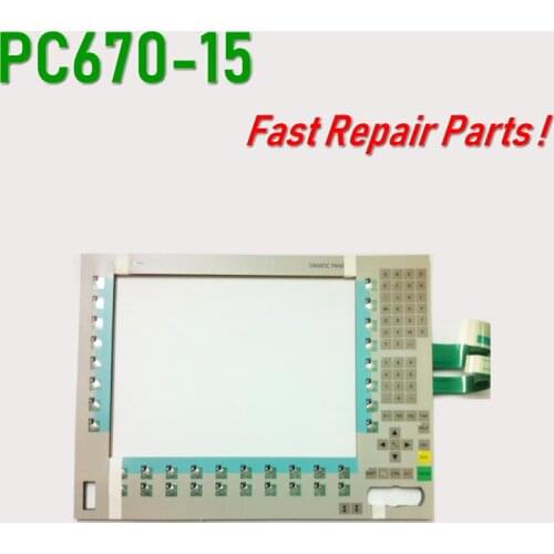 6AV7615-0AB22-0CH0 Touch Glass&Membrane Keypad for PANEL PC 670 15 TFT repair~do it yourself,Have in stock