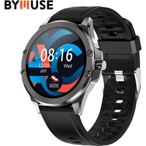 BYMUSE Y28 Smart Watch Women HD Full Touch Screen Bluetooth Sport Smartwatch Men IP68 Heart Rate Blood Pressure Fitness Tracker
