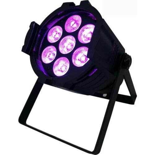 SHEHDS LED Par Lights 7x12W Aluminum alloy RGBW 4in1 DMX512 Wash DJ stage lighting disco party Light Music