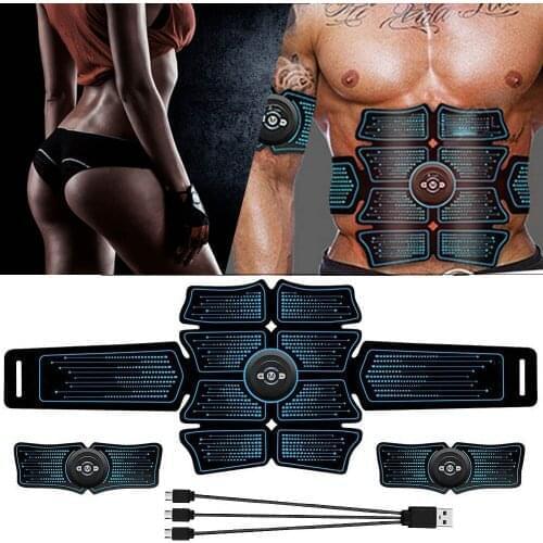 Training Exercise Machine Abdominal Toning Belt Vibration Abdominal Muscle Trainer Electronic Belt Fitness Massage EMS Equiment