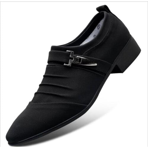 Men Casual Shoes Fashion Men Shoes Mens casual breathable canvas shoes Men Loafers Black Slip On Mens Flats Male Driving Shoes