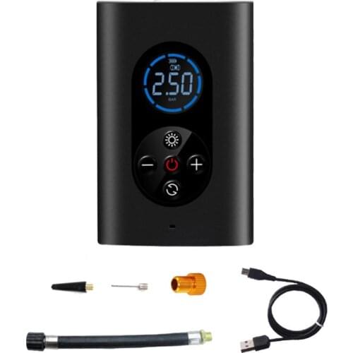 Smart Wireless Air Pump Car Inflator Wireless Air Pump Inflatable Electric Pump Bicycle Tire Electric Air Pump with LED Lights