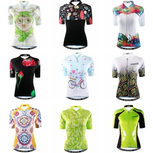 Weimostar 2020 Womens Cycling Jersey Bike mtb Jersey Cycling T-Shirt Road MTB Bicycle Shirt Ropa Ciclismo Maillot