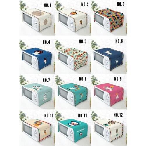 Superior Quality Cotton Dust Cover Microwave Cover Microwave Oven Hood Microwave Towel With Storage Bag Free Delivery