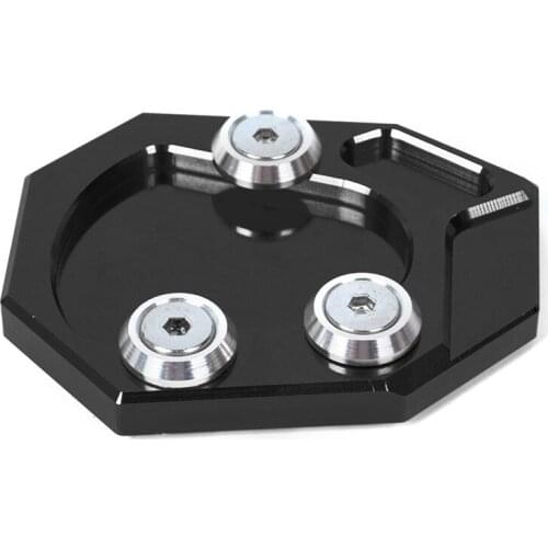 CNC Motorcycles Parts Kickstand Enlarge Support Plate Extension Foot Pad Side Stand Enlarger For Yamaha YZF R1 2009-2014 2013