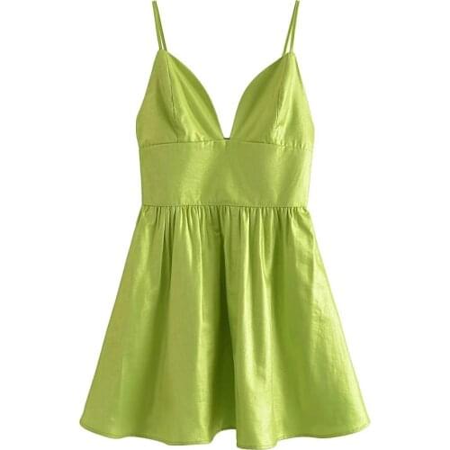 ZREDARA Green Summer Dresses