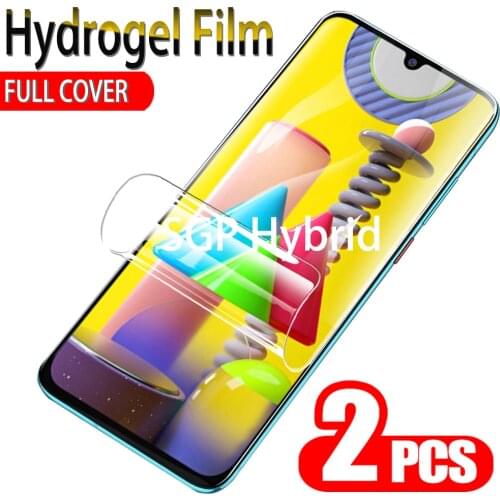 2PCS Hydrogel Film For Samsung Galaxy M31 SM-M315F Screen Protector Display Protective Film For samsung M31 m315f samsang screen