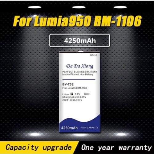 2020 100% Original BV-T5E / BVT5E / BV T5E Phone Internal Battery for Microsoft Lumia 950 Battery RM-1106 RM-1104 RM-110 Battery