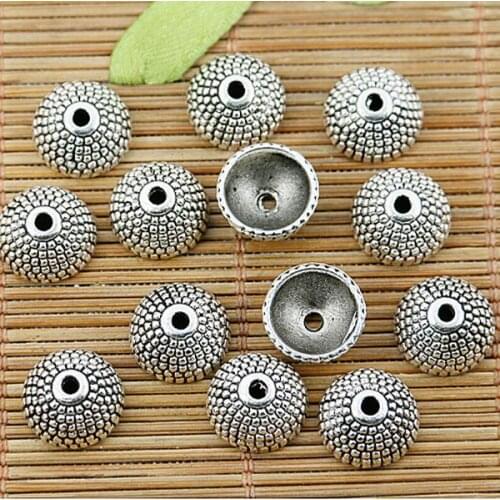 30pcs Tibetan silver special design bead caps EF1307