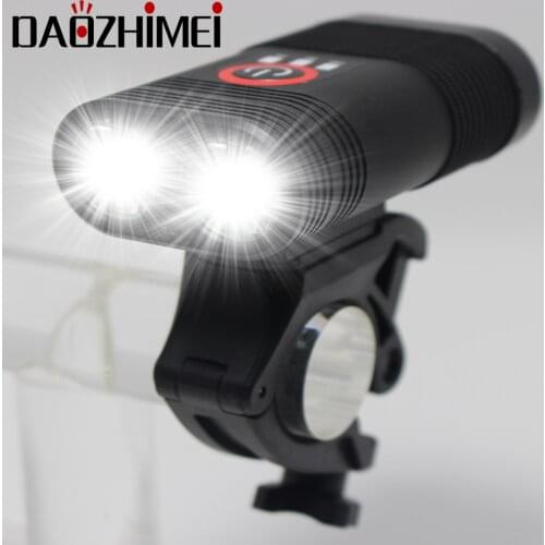 5000 Lumen Bike Lights 5 Mode IP-67 Waterproof Aluminum Alloy 18650 Built-in LED Headlight USB Rechargeable Cycling Flashlight