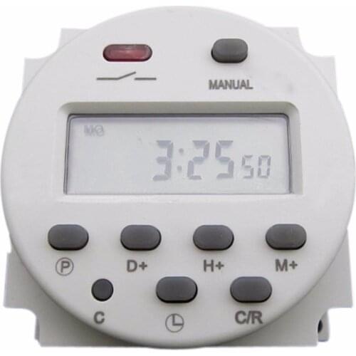 AC220V-240V 16A CN101A LCD Digital Programmable Control Power Timer Time Relay Switch