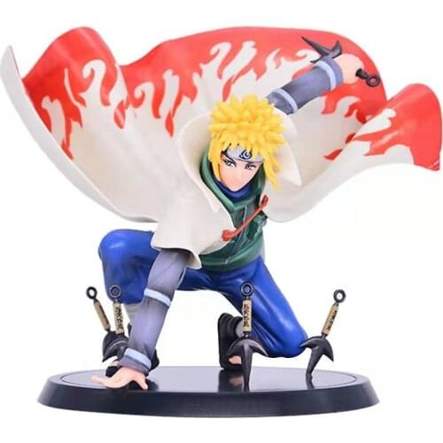 14CM Naruto Shippuden Namikaze Minato PVC Standbeeld Action Figure Collectible Model Toy Gifts