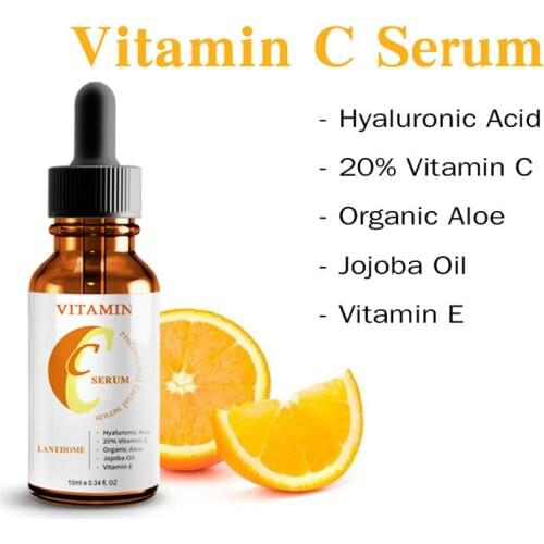 Pure Vitamin C Hyaluronic Acid Essence Anti-aging Firming Brightening Skin Care Liquid SSwell