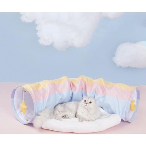 Cotton Pets Dogs Cats Bed Soft Warm Calming Bed Sleeping Kennel Nest