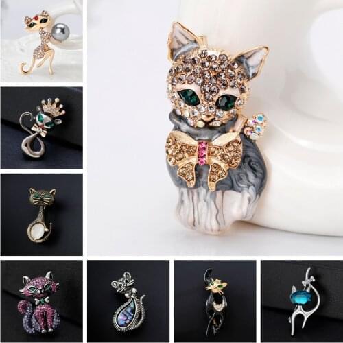 Броши с кошками на одежду KARASU China At AliExpress