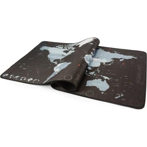 Natural Rubber Mouse Pad Oversized World Map Mouse Pad Wristband Thickened Lockedge Spot 30*25 CM