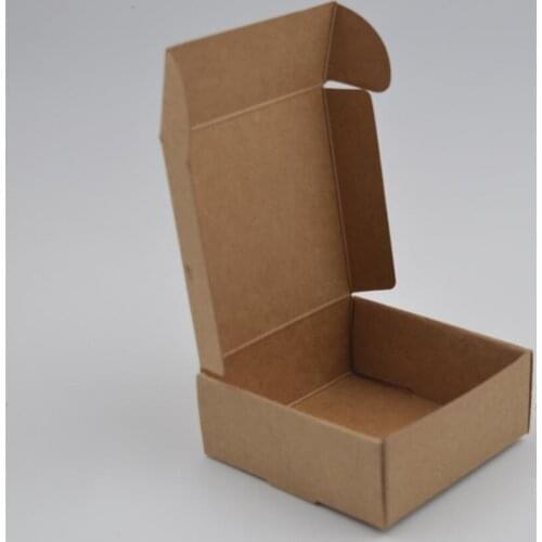 Small kraft paper box for gift packaging,white jewelry boxes,black soap paper box,brown gift box,mini packing box