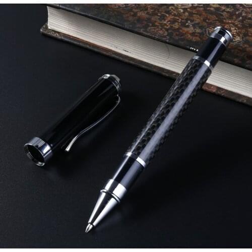 Luxury Office Business Signature Engraved Metal Ballpoint Pen Stationery School Supplies Writing Gift