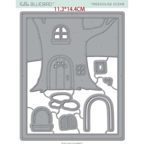 Sirius Big tree house troqueles de corte de metal scrapbooking cutting dies and stamps DIY dies scrapbooking nouveau arrivage