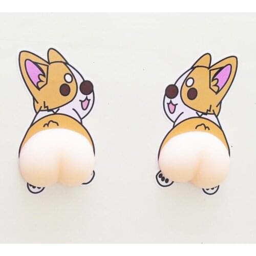 Cute Anti-Collision Protection Stickers Refrigerator Kitchen Home Wall Stickers Cartoon Door Anti-collision Tape Car Decoration