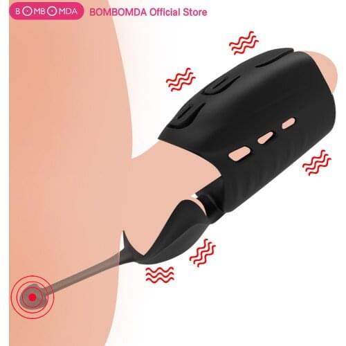 Powerful Vibrator Glans Massager Penis Stimulation penis delay trainer Male Masturbator Sex Machine Sex Toys for Men Adults
