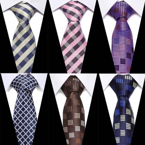 Mens Slim Tie 7cm Skinny Tie Blue Floral Tie Classic Striped Plaid Paisley Tie Casual Necktie For Men Business Wedding