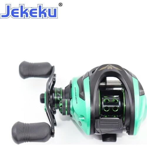 JEKEKU NEW 232g Light Weigh Baitcasting Fishing Reel 6.3:1 High Speed forTrout Fishing Rod Magnetic Brake
