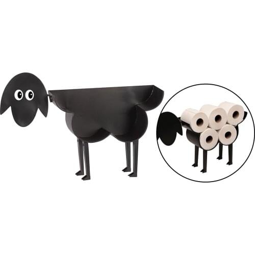 Novelty Sheep Toilet Paper Roll Holder Roll Tissue Paper Storage Indoor Bathroom Decor Accessories
