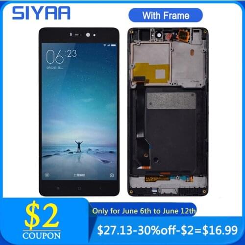 Original For Xiaomi Mi 4C Replacing LCD Display 3D Touch Screen Tablet with Frame Assembly Spare Parts