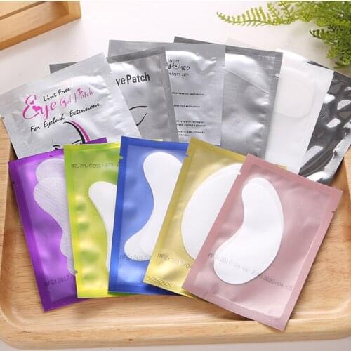 10/20/50 Pairs Eyelash Pad Collagen Patch Grafting Eyelashes Under Eye For Eyelash Extension Paper Sticker Wraps Makeup Tools
