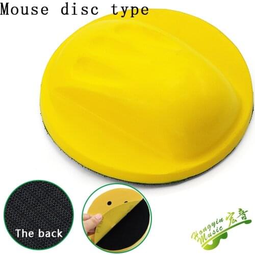 Guitar Professional Tool Hard Sponge Brush Disc Type Maintenance Cleaning For Guitar Polish Brush Bottom Black Sticky Hair Brush