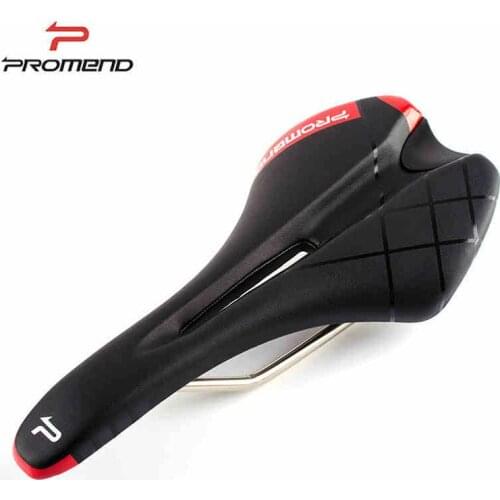 Promend Bike Saddle Silicone Cushion PU Leather Surface Comfortable Cycling Seat Shockproof Bicycle Saddle Accessaries