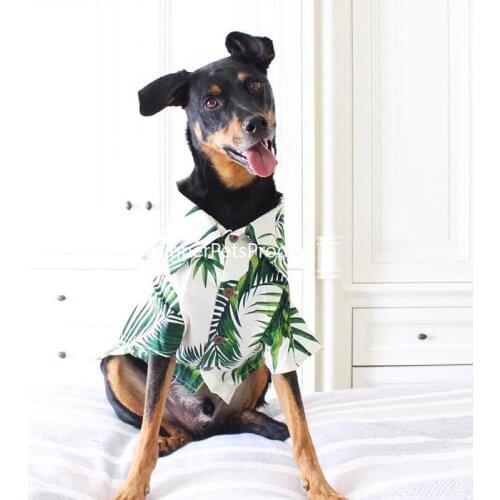 Pet Shirts Pet Cat Clothing Dog Clothes Dog Shirts Dog Hawaiian Shirt T Shirts Dog Clothes for Small Dogs Simple Dog Shirts 0323