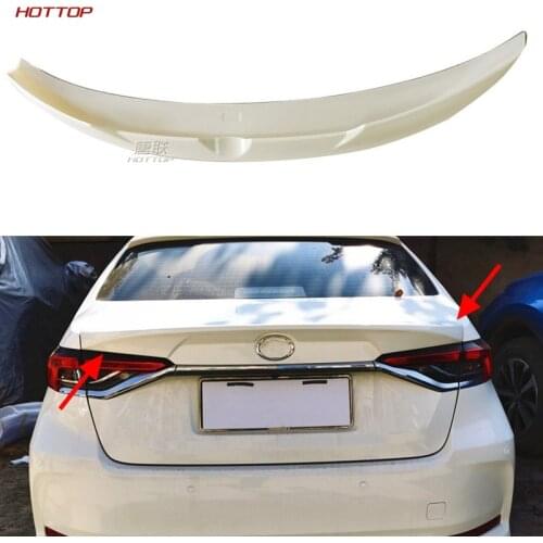 For Toyota Corolla 2019 Tail Rear Trunk Spoiler Wing Decoration Cover(1Pc)