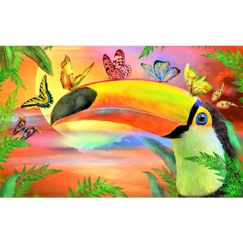 Old Street Home Diy 5D Full Diamond Embroidery Flower 3D Diamond Mosaic Butterfly Diamond Painting Animal Rhinestones Pictures