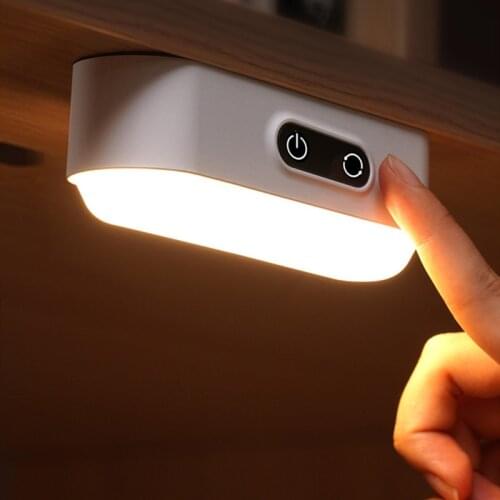26 LEDS PIR Motion Sensor LED Night Lights USB Rechargeable/Plug In Under Cabinet Lights Magnet Stepless Dimmable Reading Lamp