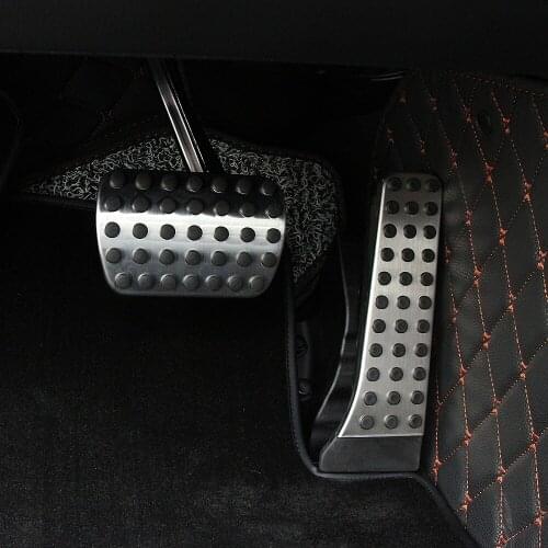 AT/Automatic car No Drill Fuel Brake Foot Pedals For Benz W222 W212 W172 R172 R231 W204 X204 W218 C E S GLK SLK CLS Sl AMG Class