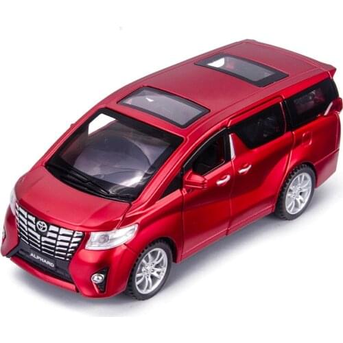 1/32 Children Car Toys Alphard Toyota Ally Car Model Die Cast Voiture Miniature Car Toys For Boys With Box Toy Vehicles