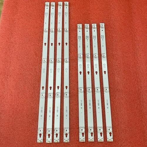 10set=80pcs LED Backlight strip Bar for TCL U55P6006 55UC6426 55S405 55S401 L55P2-UDN TOT 55D2900 L55S4900FS L55S4900 L55E5800A