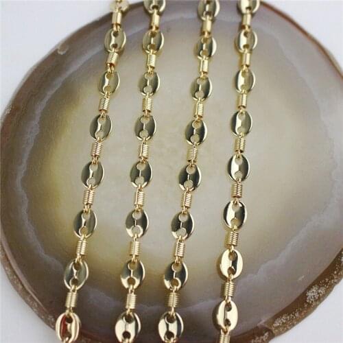 10meters High quality plated rosary chain,fashion cute shape copper rosary chain for jewelry,bracelet/necklace accessories