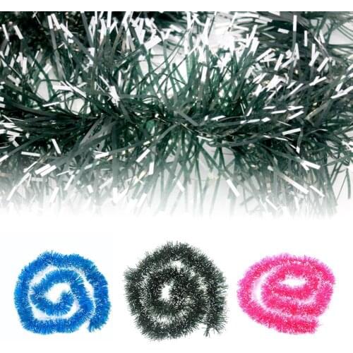 2m Long Garland Tinsel Ribbon Christmas Tree Ornament Home Party Decoration