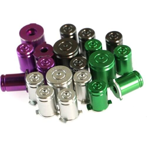 8 colors Bullet Buttons Metal ABXY button Guide Mod Kit For xbox360 controller 20sets/lot