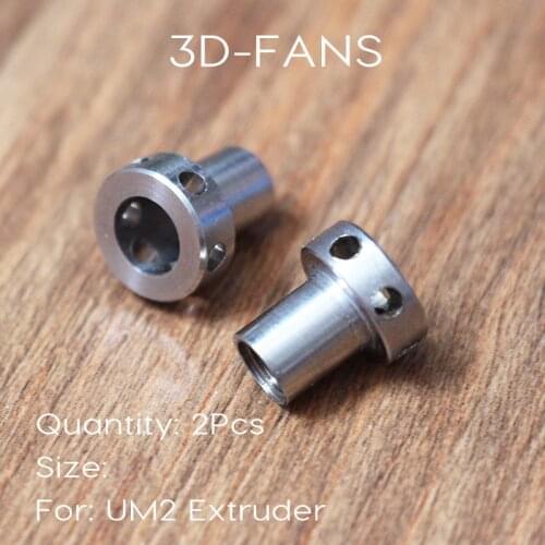 2Pcs 3D Printer Accessories Ultimaker 2 Extruder ULTIMAKER2 UM2 Fittings Extrusion Stainless Steel Fixing Seat